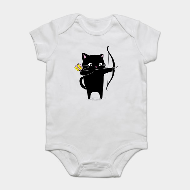 Archer cat Baby Bodysuit by CreativeSage